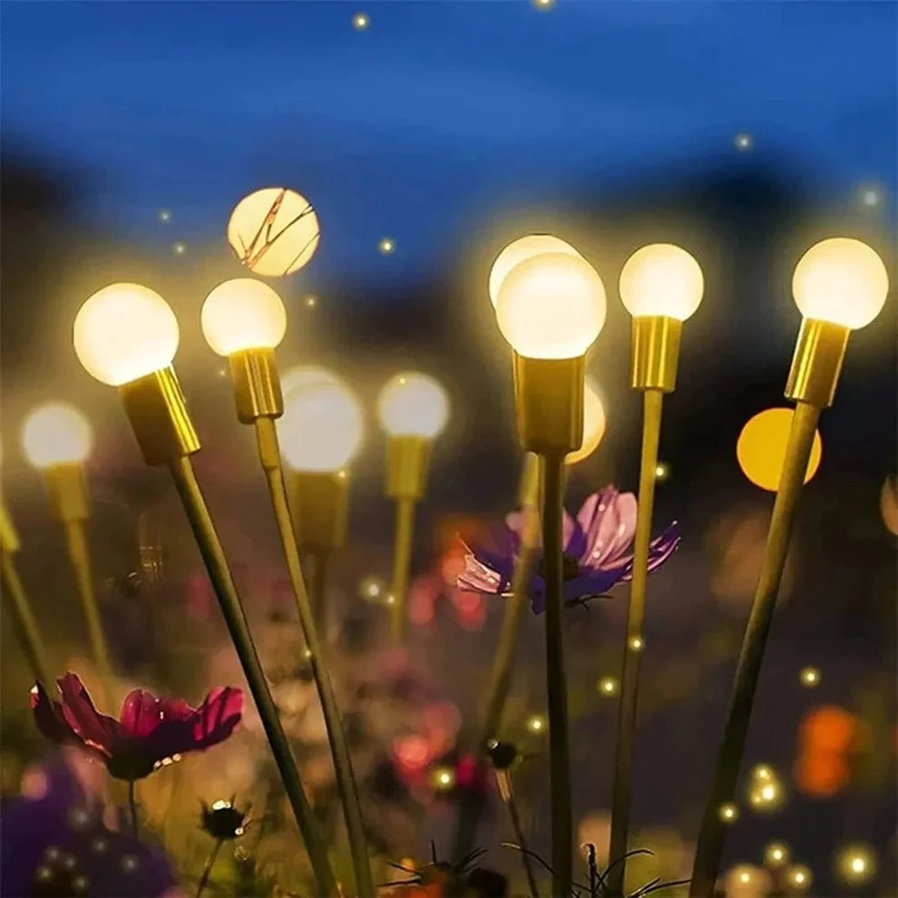 SolarGlow | Waterproof Solar Firefly Garden Lights