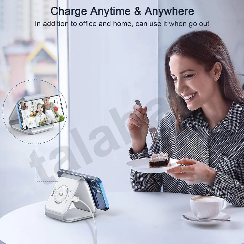ChargeSphere™ 3-in-1 Foldable Magnetic Fast Wireless Charging Station