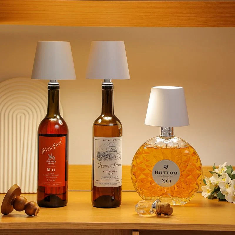 Premium Rechargeable Decorative Wireless Bottle Lamp