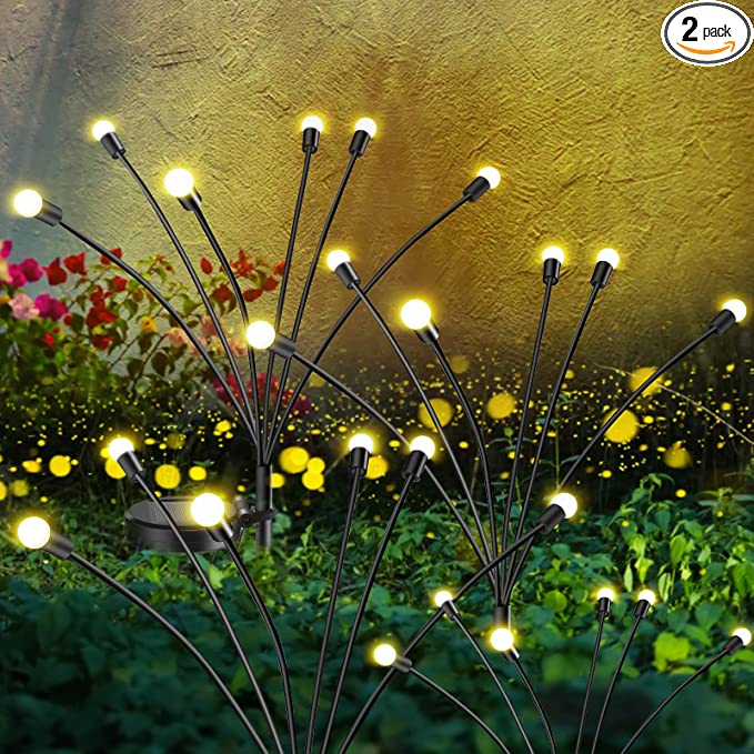 SolarGlow | Waterproof Solar Firefly Garden Lights