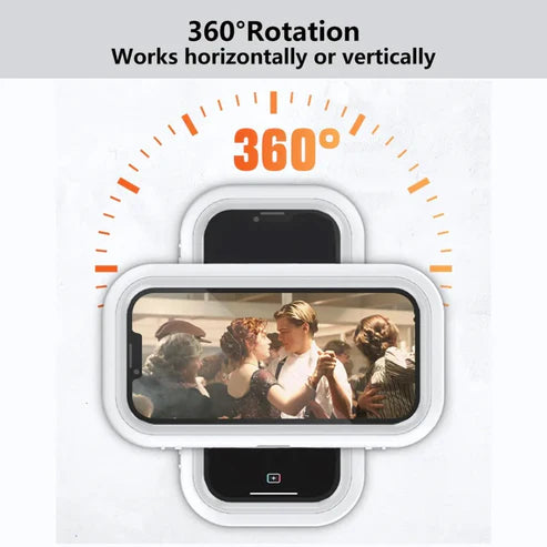 Waterproof Rotating Shower Phone Holder