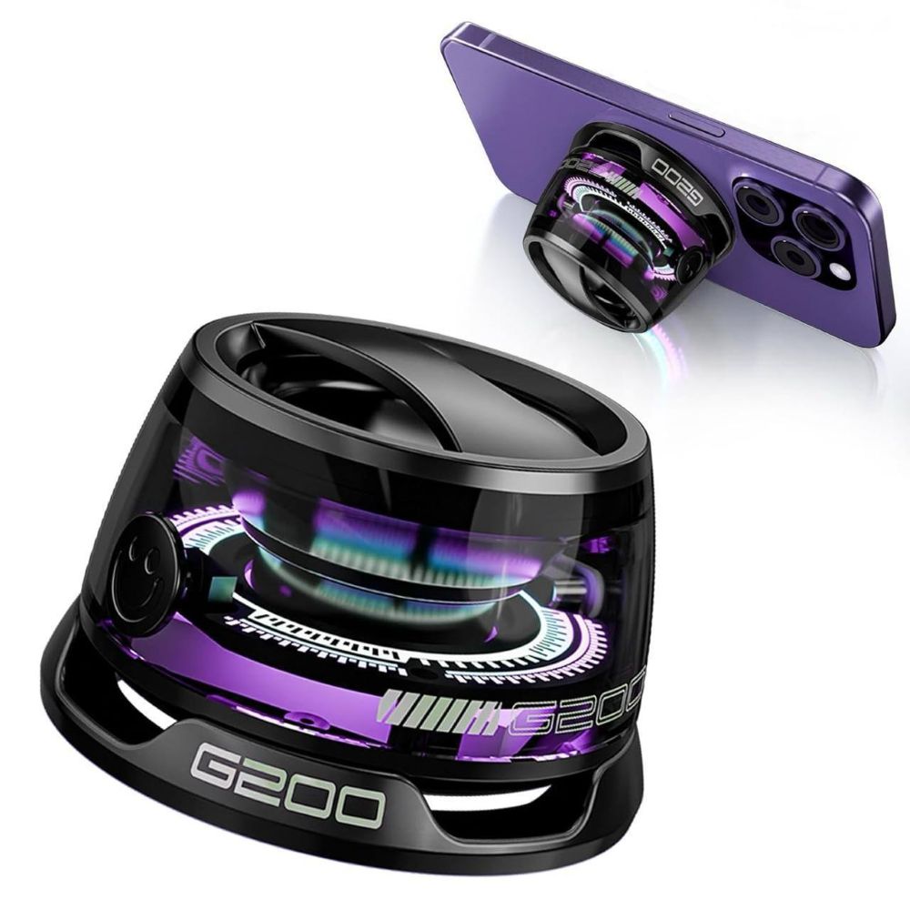 Portable Mini Magnetic Bluetooth 3D Speaker with RGB Light