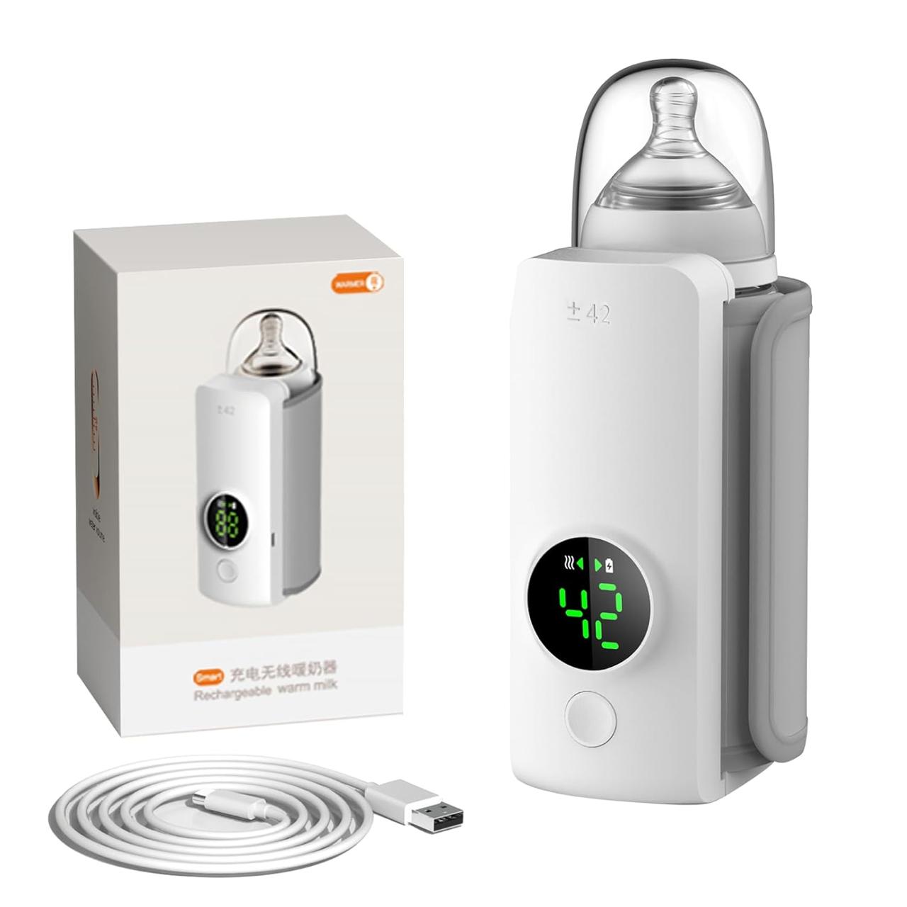 MomEase - Portable Smart Rechargeable Baby Bottle Warmer