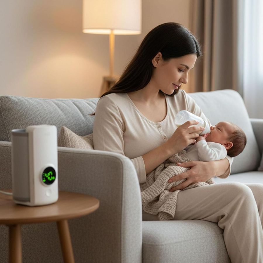 MomEase - Portable Smart Rechargeable Baby Bottle Warmer