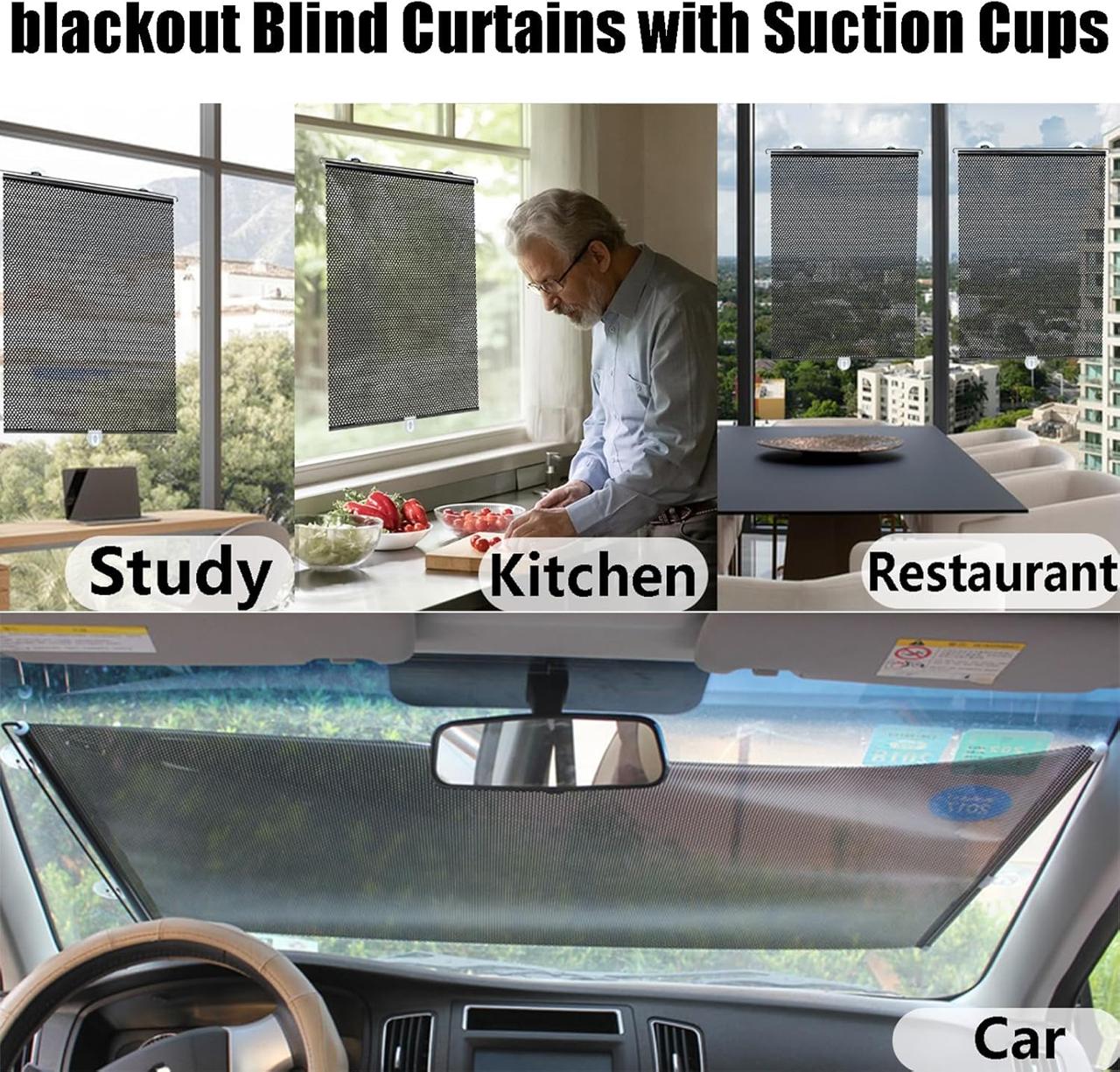 Retractable Car And Home Window Sun Shade