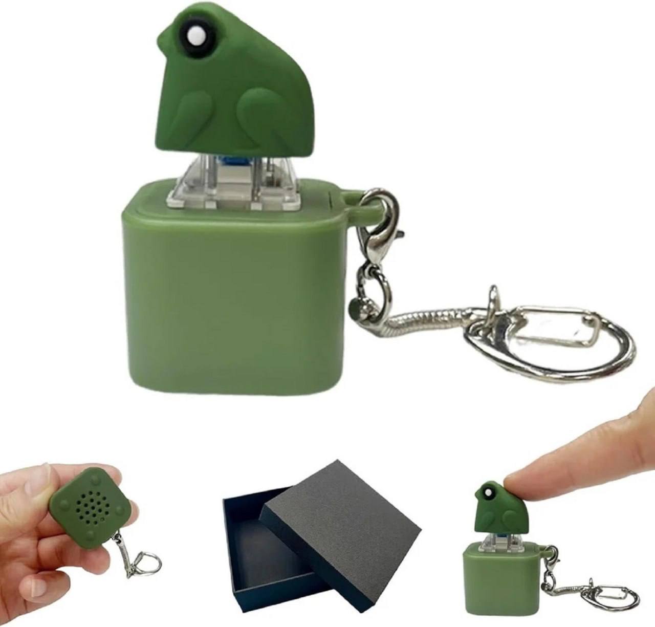 CroakBuddy | Rechargeable Frog Sound Keychain