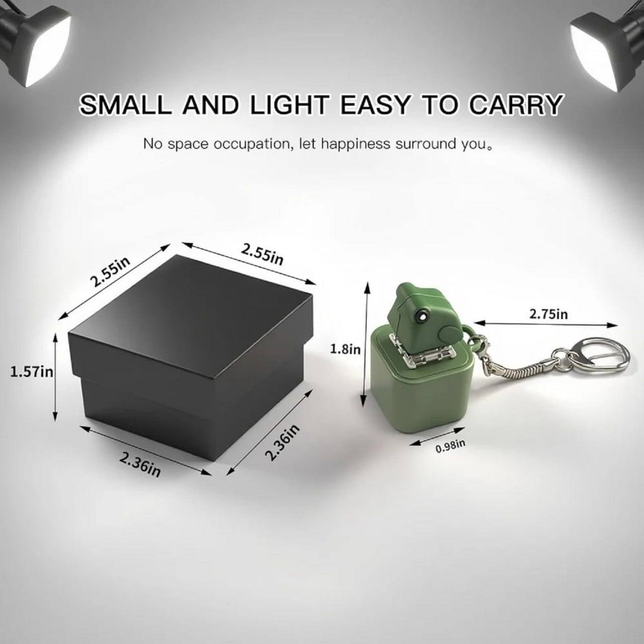 CroakBuddy | Rechargeable Frog Sound Keychain