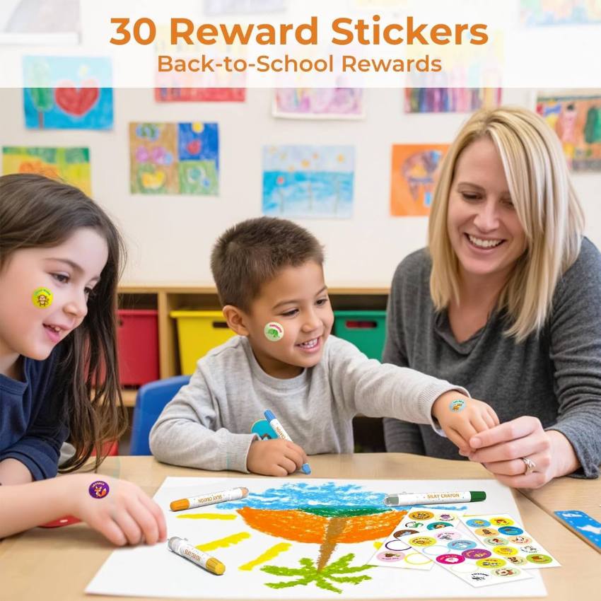 ColorTwist | 12 Color Washable Crayon Art Set