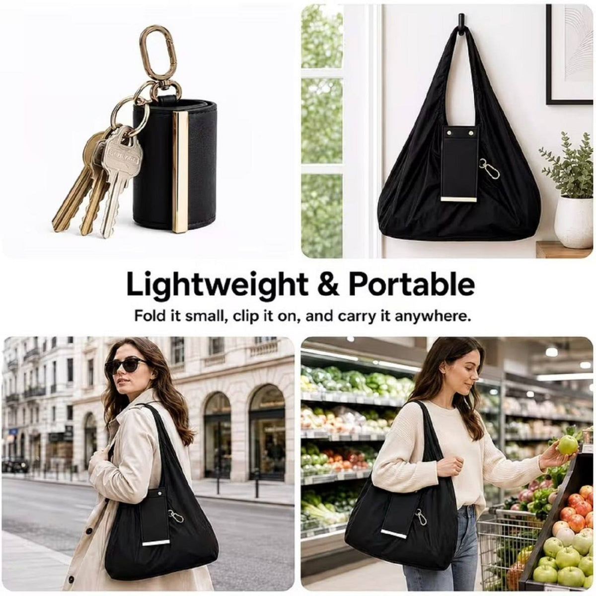 CarryKey | Foldable Keychain Storage Tote Bag