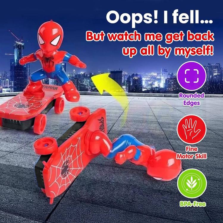 StuntSpin | Electric Superhero Skateboard Toy