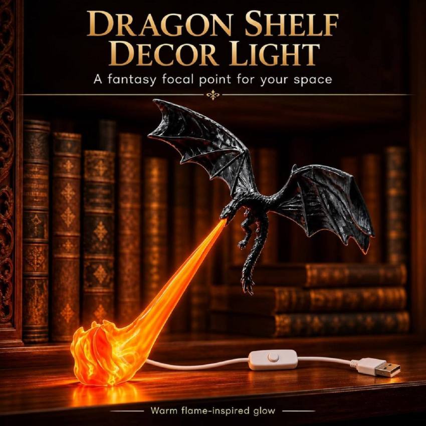 DragonFlame | 3D Flying Dragon LED Lamp